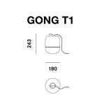 GONG - T1 - Lampe de table